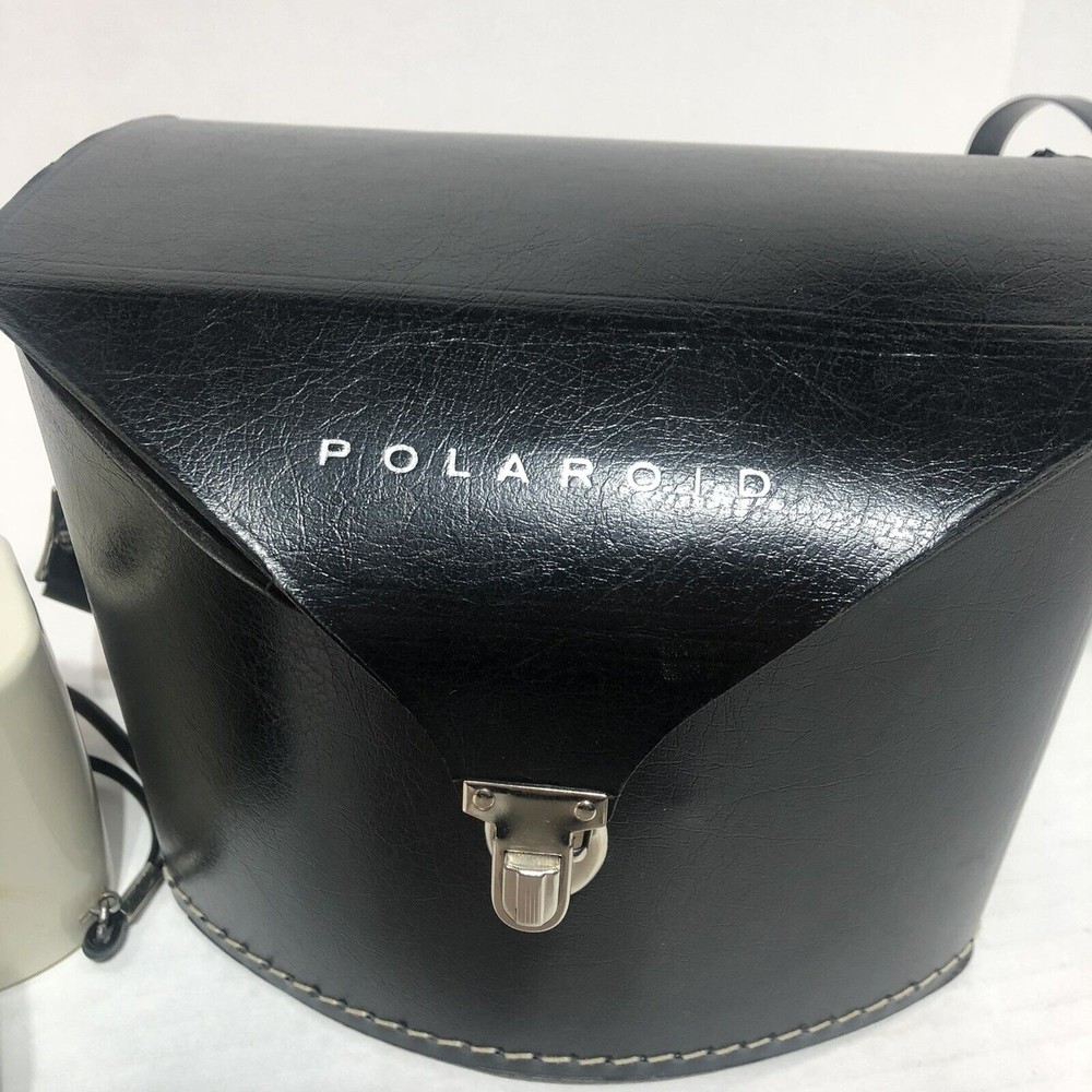 Vintage Polaroid Instant Camera "Swinger" Model 20 Land Camera w/ Case Untested - Picture 4 of 11
